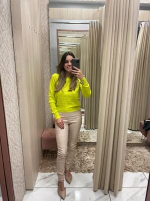 Blusa Modal Neon Amarelo