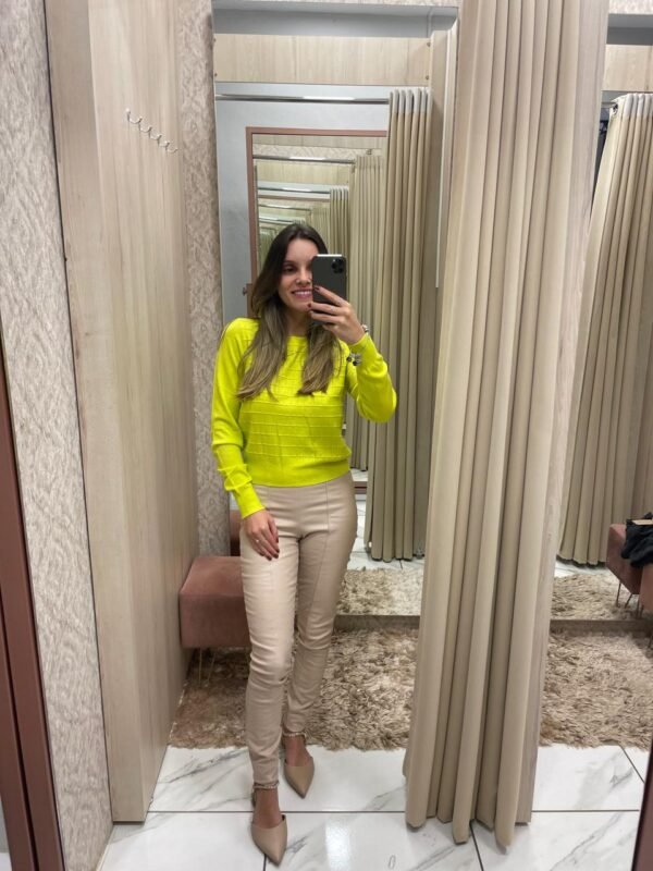 Blusa Modal Neon Amarelo