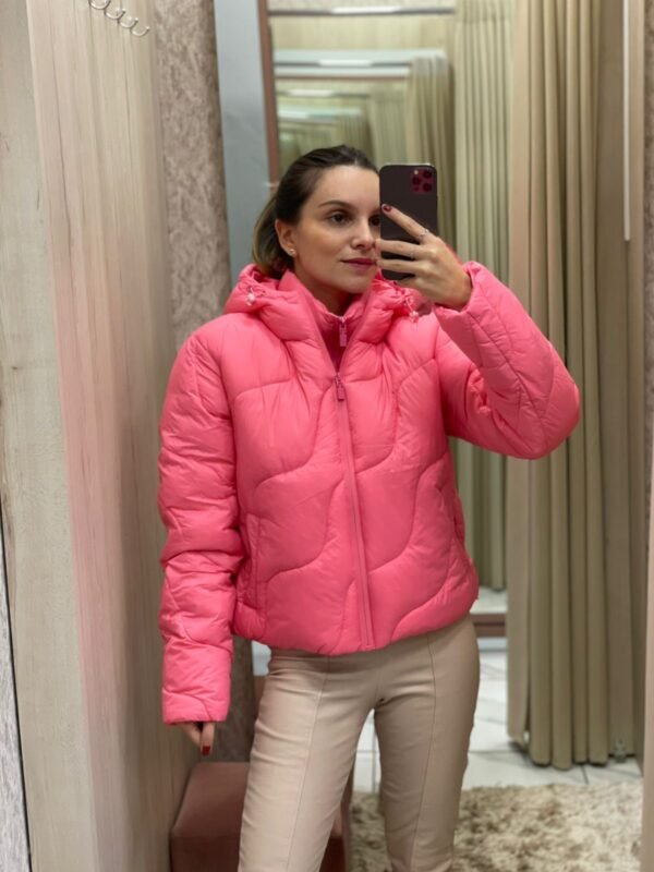 Jaqueta Puffer Rosa - Imagem 4