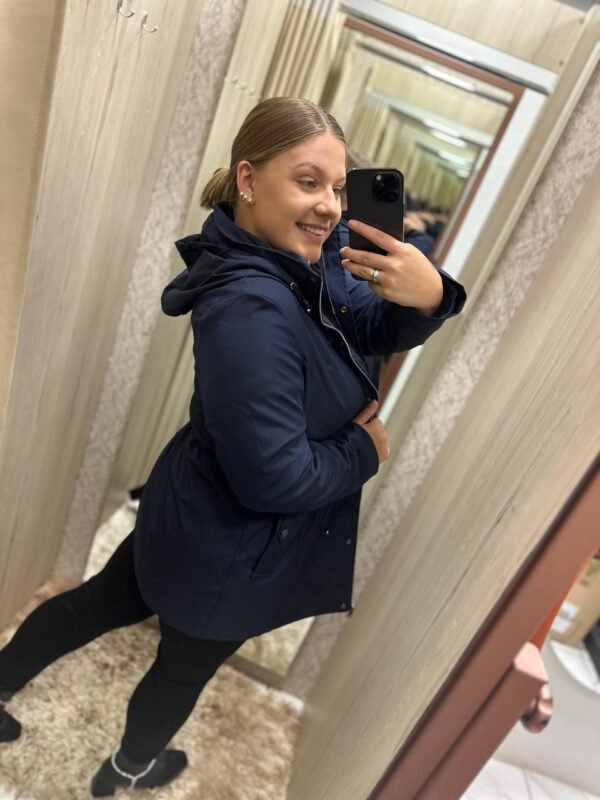 Parka com Forro em Fleece Removível Azul Marinho - Imagem 4
