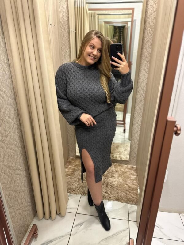 Conjunto Tricot Midi Feminino